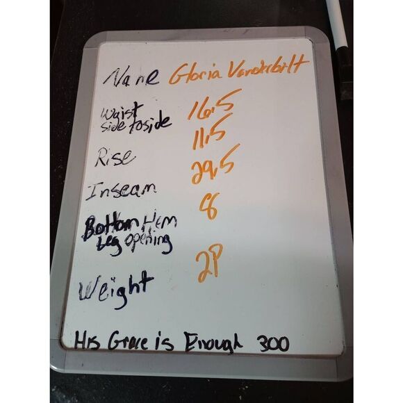 Gloria Vanderbilt Jeans Ladies 14 Straight Leg Dark Wash Slimming Effect - Picture 8 of 8